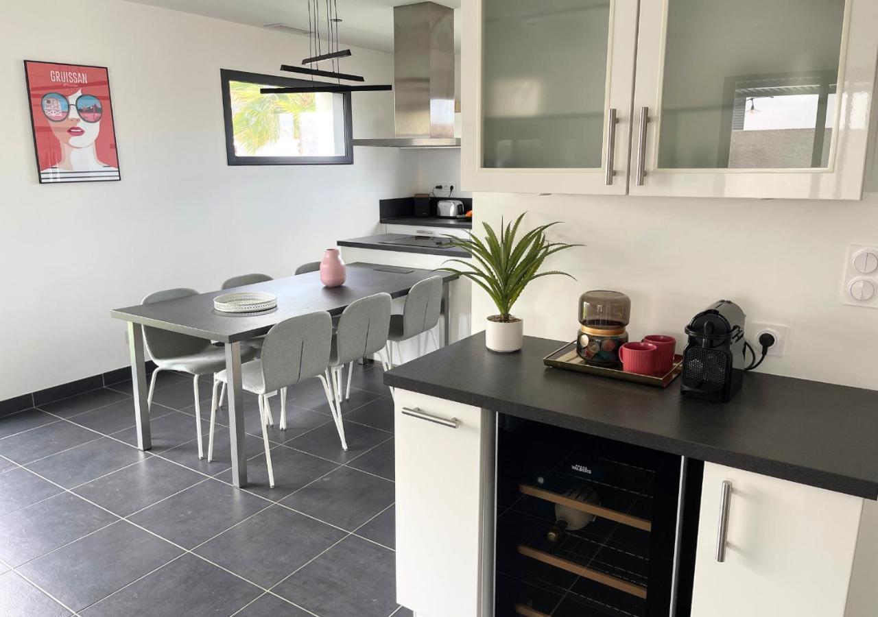 Contemporaine Avec Piscine Chauffee Proche Des Plages * Sauvian